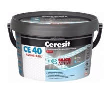 Затирка для швів Ceresit СЕ-40 Aquastatic 2 кг темно-синя