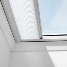 Штора-плиссе VELUX FMG 120120 для плоской кровли 120х120 см белый
