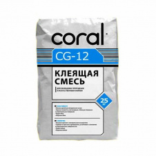 Клей для природного та штучного каменю Coral CG-12 25 кг