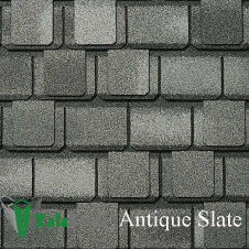 Фото - Бітумна черепиця GAF Antique Slate Camelot Бітумна черепиця GAF Antique Slate Camelot
