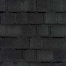 Фото - Бітумна черепиця GAF Camelot II Charcoal Бітумна черепиця GAF Camelot II Charcoal
