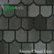 Фото - Бітумна черепиця GAF Storm Cloud Gray Бітумна черепиця GAF Storm Cloud Gray