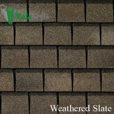 Бітумна черепиця GAF Slateline Weathered Slate