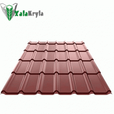 Металлочерепица RUUKKI Decorray Polyester matt 0,5 м