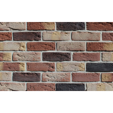 Облицювальна плитка Loft Brick Бостон 10 210x65 мм Темно-червоний з бежево-жовтими нотами