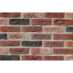 Облицовочная плитка Loft Brick Бельгийский 07 240x71 мм Черный Чернигов