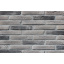 Облицовочная плитка Loft Brick Лонг Форд 10 295x50 мм Серый с черными вставками Киев
