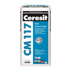 Фото - Клеюча суміш Ceresit CM 117 Flex 25 кг Клеюча суміш Ceresit CM 117 Flex 25 кг