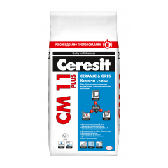 Клеящая смесь Ceresit СМ 11 Plus Ceramic & Gres 5 кг Васильков