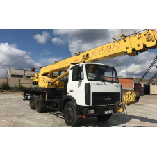 Аренда автокран 25 т 28 м Машека КС-55727-1-11 на базе МАЗ