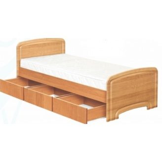 Кровать Абсолют Мебель К-90С 3Я Модерн ДСП 90х200 см
