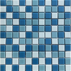 Мозаика VIVACER микс прозрачное стекло 2,5х2,5 CMmix02R 30х30 cм