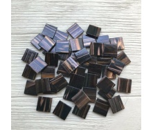 Скляна мозаїка Eco-Mosaic 20х20 мм 33х33 см чорна (20Z61)