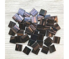 Скляна мозаїка Eco-Mosaic 20х20 мм 33х33 см коричнева (20Z38)