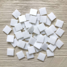 Скляна мозаїка Eco-Mosaic 20х20 мм 33х33 см біла (20L02)