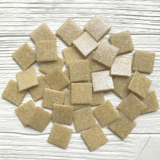 Скляна мозаїка Eco-Mosaic 20х20 мм 33х33 см світло-бежева (20L32)