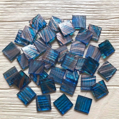 Стеклянная мозаика Eco-Mosaic 20х20 мм 33х33 см синяя (20Z62) Николаев
