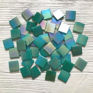 Скляна мозаїка Eco-Mosaic 20х20 мм 33х33 см зелена (20IR26)