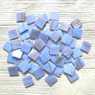 Скляна мозаїка Eco-Mosaic 20х20 мм 33х33 см блакитна (20Z13)