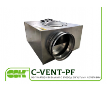 Вентилятор канальний C-VENT-PF-250-4-220 для круглих каналів з загнутими вперед лопатками 540 мм