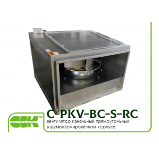 Вентилятор C-PKV-BC-S-60-30-4-220-RC канальний в звукоізольованому корпусі