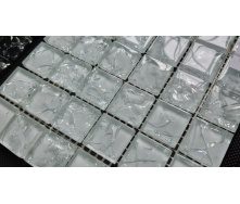 Скляна мозаїка Керамік Полісся Gretta White 300х300х6 мм
