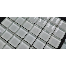 Скляна мозаїка Керамік Полісся Silver White 300х300х6 мм