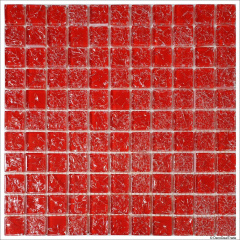 Скляна мозаїка Керамік Полісся Gretta Red колотое скло 300х300 мм Веселе