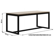 Стіл обідній в стилі LOFT (Table - 114)