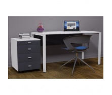 Письменный стол с комодом в стиле LOFT (Office Table - 083)