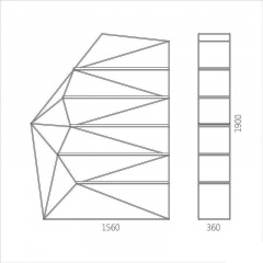 Стеллаж для хранения в стиле LOFT (Rack - 144) Киев