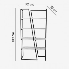 Стеллаж для хранения в стиле LOFT (Rack - 210) Обухов