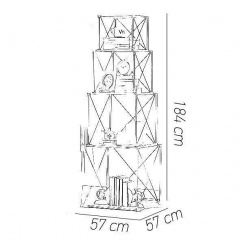 Стелаж для зберігання в стилі LOFT (Rack - 250) Черкаси
