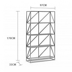 Стеллаж для хранения в стиле LOFT (Rack - 253) Тернополь