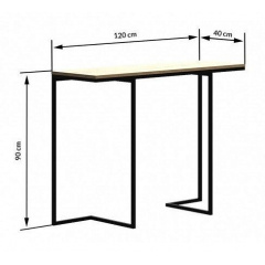 Консоль для будинку в стилі LOFT (Console-062) Хуст