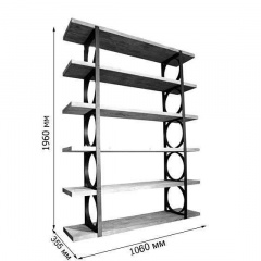 Стелаж для зберігання в стилі LOFT (Rack - 202) Черкаси