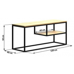 Тумба-підставка для TV в стилі LOFT (Stand-024) Київ