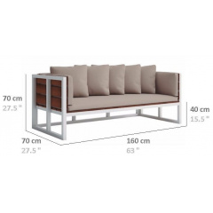 Лаунж диван в стилі LOFT (Sofa - 03) Київ