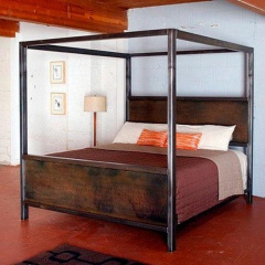 Кровать в стиле LOFT (Bed-057) Киев