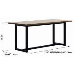 Обідній стіл в стилі LOFT (Table - 139) Черкаси