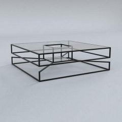 Журнальний столик у стилі LOFT (Table - 526) Хуст
