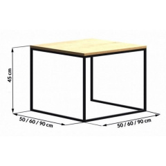 Журнальний столик у стилі LOFT (Table-599) Київ