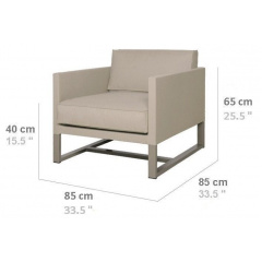 Лаунж кресло в стиле LOFT (Armchair-05) Винница