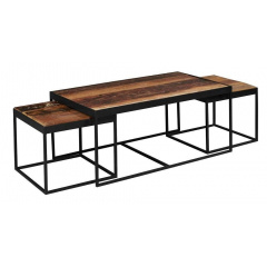 Комплект журнальних столиків в стилі LOFT (Table-509) Обухів