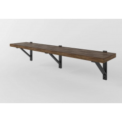 Настінна полиця в стилі LOFT (Wall Shelf-54) Вараш