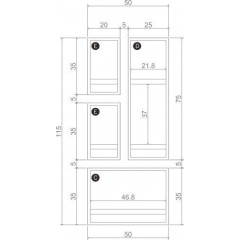 Настенная полка в стиле LOFT (Wall Shelf-84) Киев
