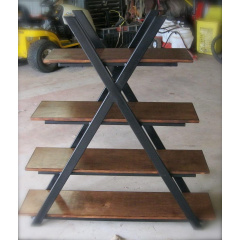 Книжкова полиця в стилі LOFT (Rack-164) Київ