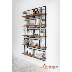 Набір настінних полиць в стилі LOFT (Wall Shelf-67) Хуст