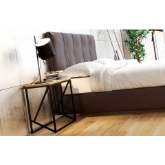 Прикроватный столик в стиле LOFT (Table - 319) Вишневе