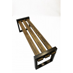 Скамейка парковая в стиле LOFT (Street Bench - 05) Івано-Франківськ